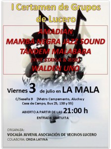 Cartel del I Certamen de Grupos de Lucero Cartel del I Certamen de Grupos de Lucero