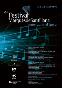 4º Festival Marqués de Santillana de Música Antigua Cartel del 4º Festival Marqués de Santillana de Música Antigua (2012)